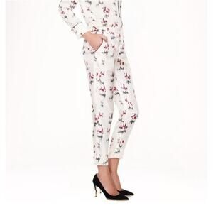NWT Piamita x J.Crew Alexa Llama Print Silk Pants Size XS